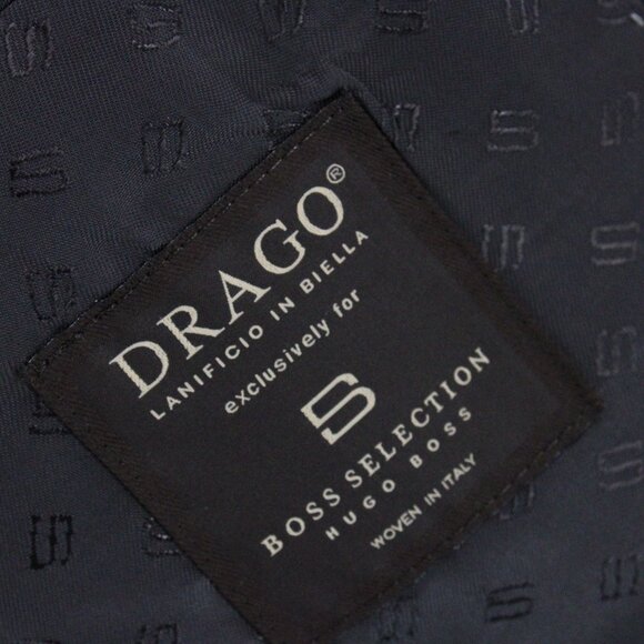 Hugo Boss Blazer Mens Gray Plaid Boss Selection Two Button Front Drago Lined 38R - Picture 7 of 11